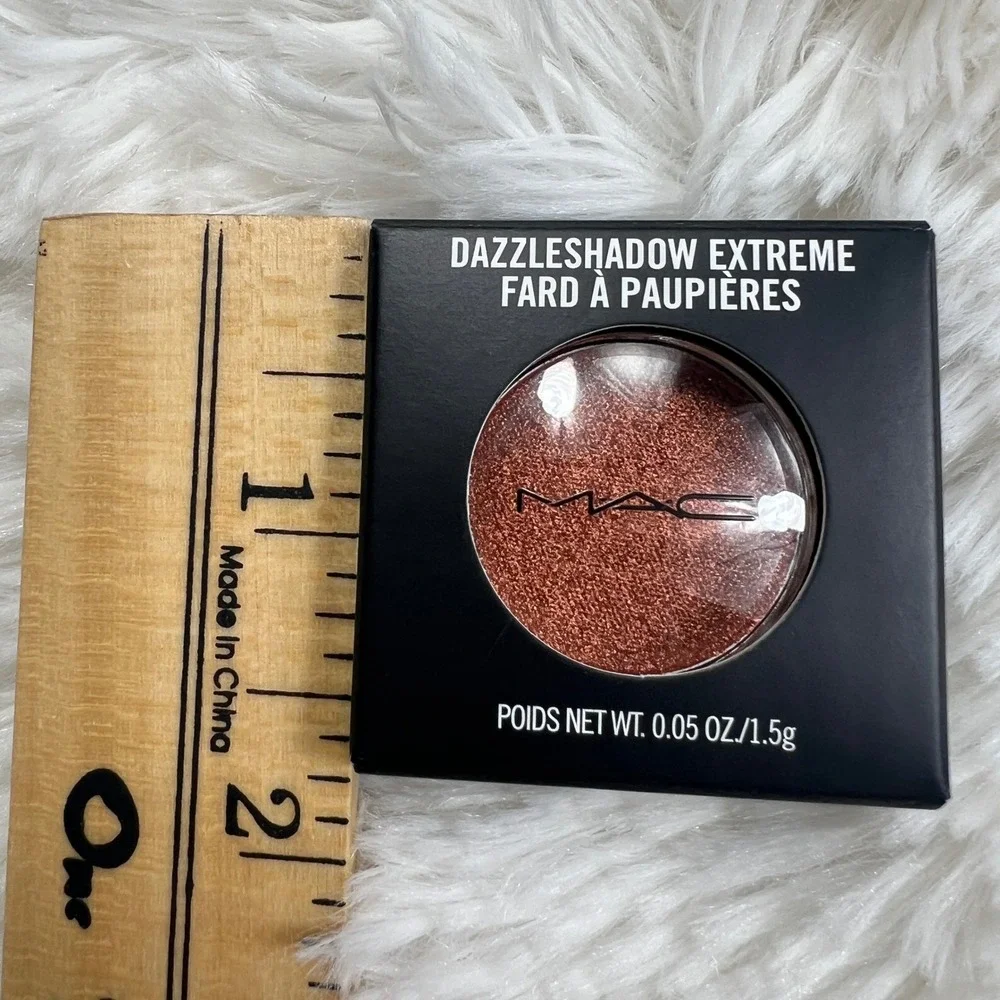 MAC Dazzleshadow Extreme Couture Copper Metallic Eyeshadow 0.05oz New
